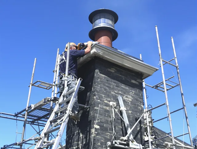 Sturdy chimney crown finished by Homestead Chimney Sweep in Homestead, FL