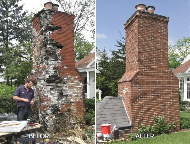 Homestead Chimney Sweep performing a full chimney restoration in Homestead, FL