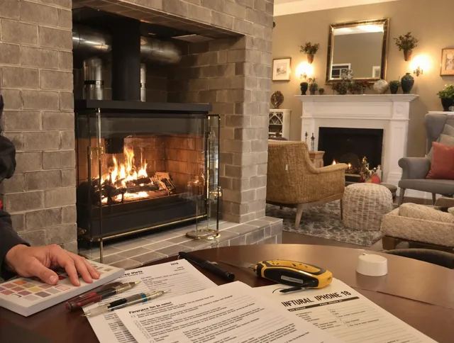 Homestead Chimney Sweep verifying fireplace safety measures in Homestead, FL